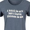 Women's - Instant Message - I Want To Cry Graphic T-shirt Dress - 2 of 4