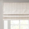LIVN CO. Solid Cordless Basketweave Total Blackout Roman Shade - 4 of 4
