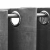 vidaXL Blackout Curtains with Rings 2 pcs Gray 37"x63" Velvet - 3 of 4