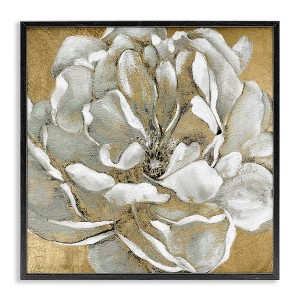 Stupell Industries Blushing White Magnolia Flower Abstract, 12" x 12" - 1 of 4