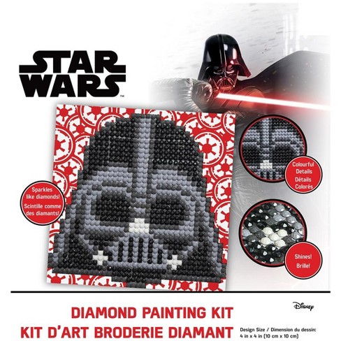 Camelot Dotz Diamond Art Kit 4x4-star Wars - Darth Vader Fun : Target