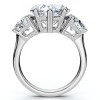 Pompeii3 Certified 5Ct Heart Shape Diamond Engagement Ring 14k Gold or Platinum Lab Created - Size 4 - 2 of 4