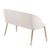 46" Fran Glam Bench - LumiSource - 3 of 4