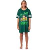 Despicable Me Minions Women's Let's Get Merry Varsity Nightgown Pajama Shirt Dress Grey - 2 of 4