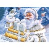 MasterPieces Glitter & Gold - Santa's Golden Gifts 1000 Piece Jigsaw Puzzle for Adults - 3 of 4
