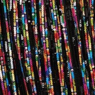 rainbow sequin stripe