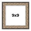PosterPalooza | Square Ornate Silver Picture Frame - UV Acrylic, Foam Board Backing, Hanging Hardware - 2 of 4