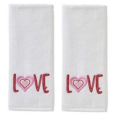 2pc Casual Monogram 'x' Hand Towels - Skl Home : Target