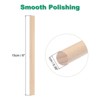 Unique Bargains Arts Crafts Garden Christmas Decoration Round Natural Wood Sticks 30 Pcs - 2 of 4