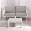 5-Piece Outdoor Plastic Sofa Set with Cushions and Coffee Table – Modular Sectional Furniture for Patio, Garden, or Balcony - 4 of 4