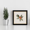 8" x 8" Holly Leaves Black with Gold Dot Frame Wall Canvas - Petal Lane: Vintage Style, Seasonal Decor, Polystyrene Framed - 2 of 3