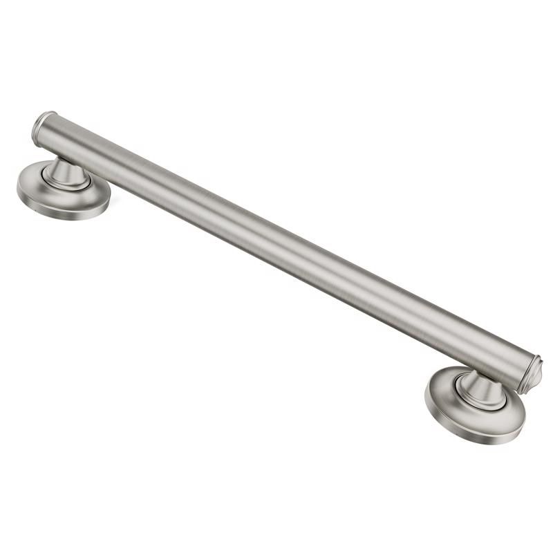 Moen 16 in. L ADA Compliant Brushed Stainless Steel Grab Bar, 1 of 6