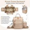 Itopfox Convertible Diaper Backpack with Laptop Sleeve & Cooler Storage, Large Pumping Bag for Working Moms, 31L Capacity - 3 of 4