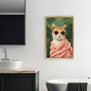 Stupell Industries Cozy Cat and Tropical Plants Floating Frame Canvas Art - 3 of 4