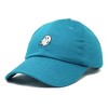 Dalix Ghost Glow in the Dark Embroidered Mens Womens Cotton Dad Hat Baseball Cap Adjustable - 4 of 4