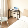 VisioGear Folding Desk, Small Foldable Desk for Small Space, Home Office Foldable Office Desk for Bedroom, Black, 31.5"*15.75"*29.53" - 4 of 4