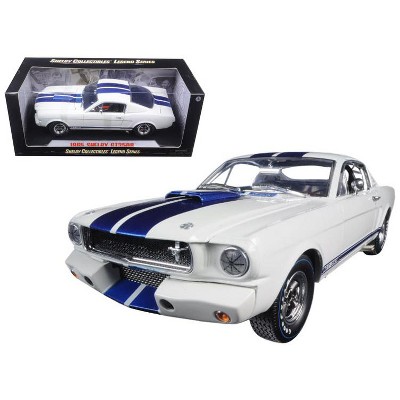 white mustang toy car