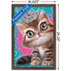 Trends International Animal Club - Kitten in a Tiara Framed Wall Poster Prints - 3 of 4