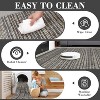 Washable Hallway Runner Rug Modern Abstract Accent Carpet Non-Slip Backing Non-Shedding Contemporary Striped Transitional Rug Runner - 3 of 4