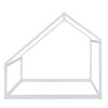 Twin Size Wooden House Bed, Tent-shaped Floor Bed, Fun Playhouse Bed Frames, House Bed Frame With Roof, For Kids Girls & Boys Home Bedroom - 4 of 4