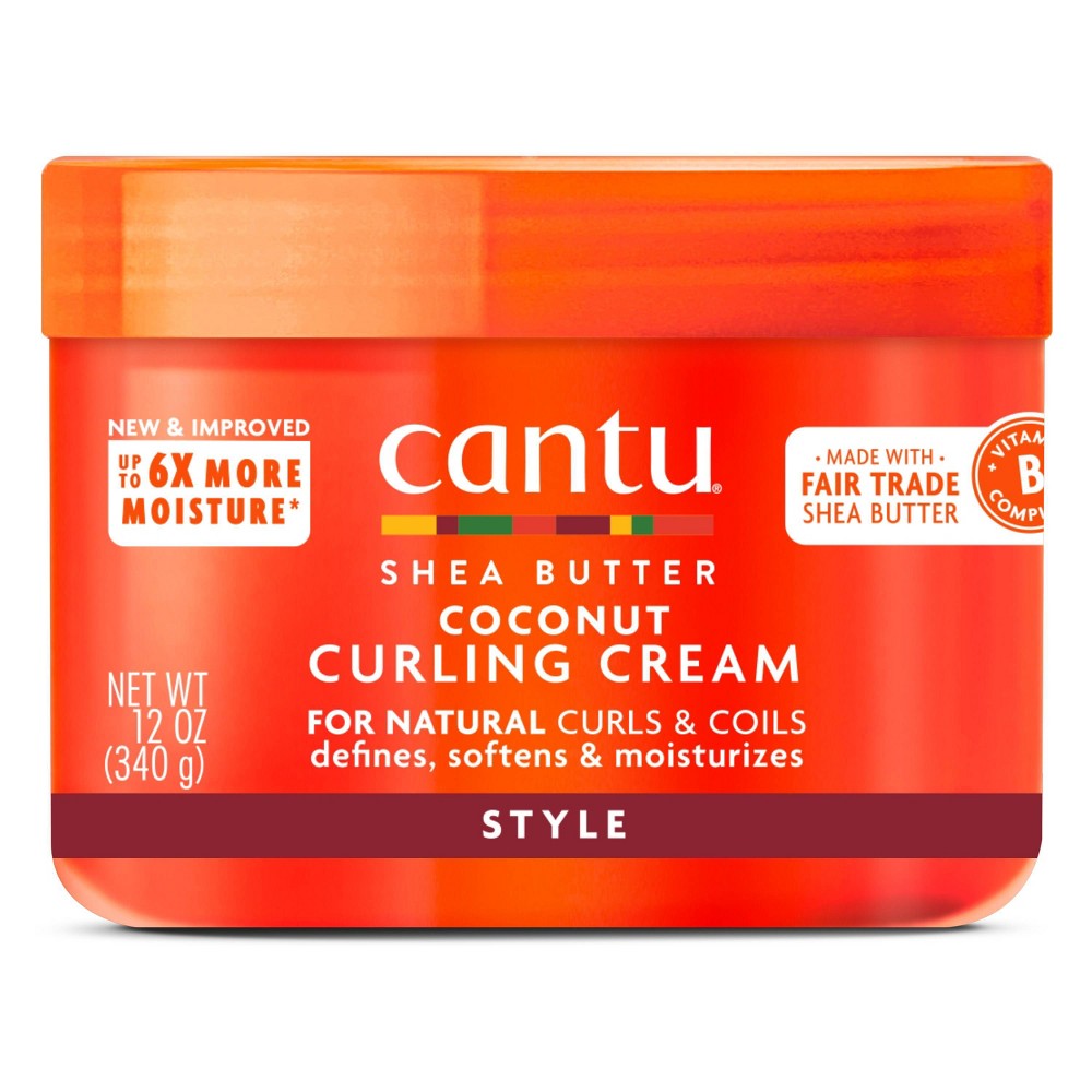 Photos - Hair Styling Product Cantu Natural Hair Coconut Curling Cream with Shea Butter - 12oz 