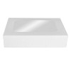 O'Creme White Treat Box with Window, 8.5" x 5.5" x 2", Pack of 200 - 2 of 3