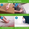 KTMBDW 6 Inch Mattress, Twin, Medium Firm Feel, Zoned Pressure Relief, Gray - 3 of 4