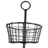3-Tiered Black Metal Baskets - Foreside Home & Garden - 3 of 4