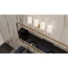 AFX Rose 4 - Light Vanity in  Satin Brass - 2 of 3