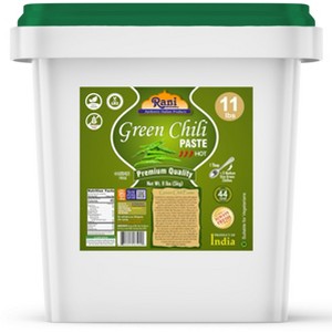 Green Chilli Cooking Paste - 176oz (11lbs) 5kg - Rani Brand Authentic Indian Products - 1 of 4