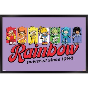 Trends International Rainbow Brite (1984) - Powered By Rainbow Team Framed Wall Poster Prints - 1 of 4