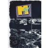 Intimo MTV Music Television Moon Man  80's Astronaut Plush Fleece Throw Blanket Wall Scroll Multicoloured - 3 of 4
