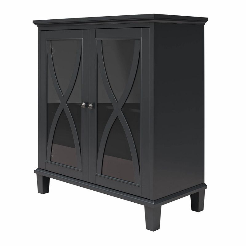 Catrin Accent Cabinet with Glass Doors - Room & Joy, 4 of 9