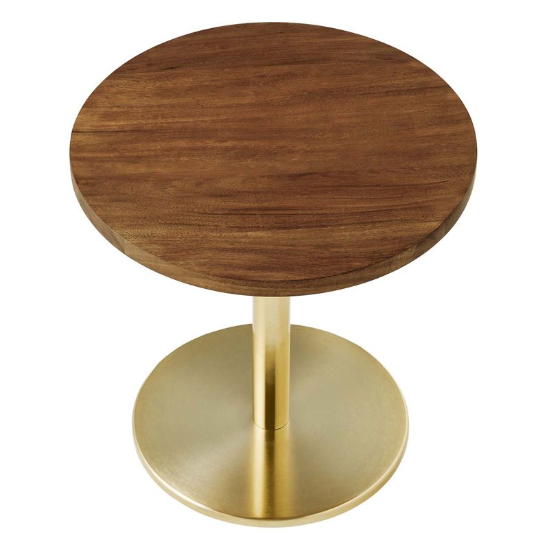 Modway Viva Round Acacia Wood Side Table, 2 of 9