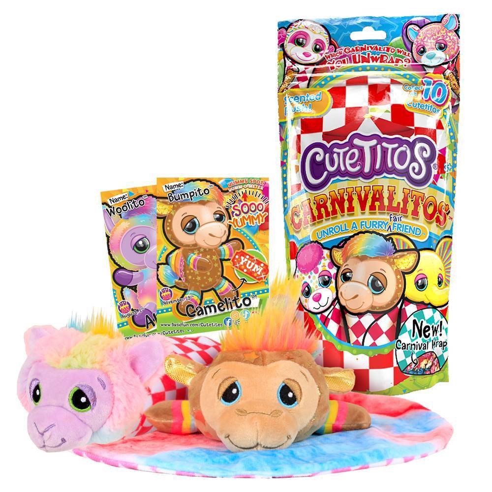 CuteTitos Carnivalitos Surprise Series 6 Stuffed Animal( diferent colour) 