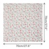 Elerevyo Women's Floral Chiffon Lightweight Skinny Neck Scarf Neckerchief - 3 of 4