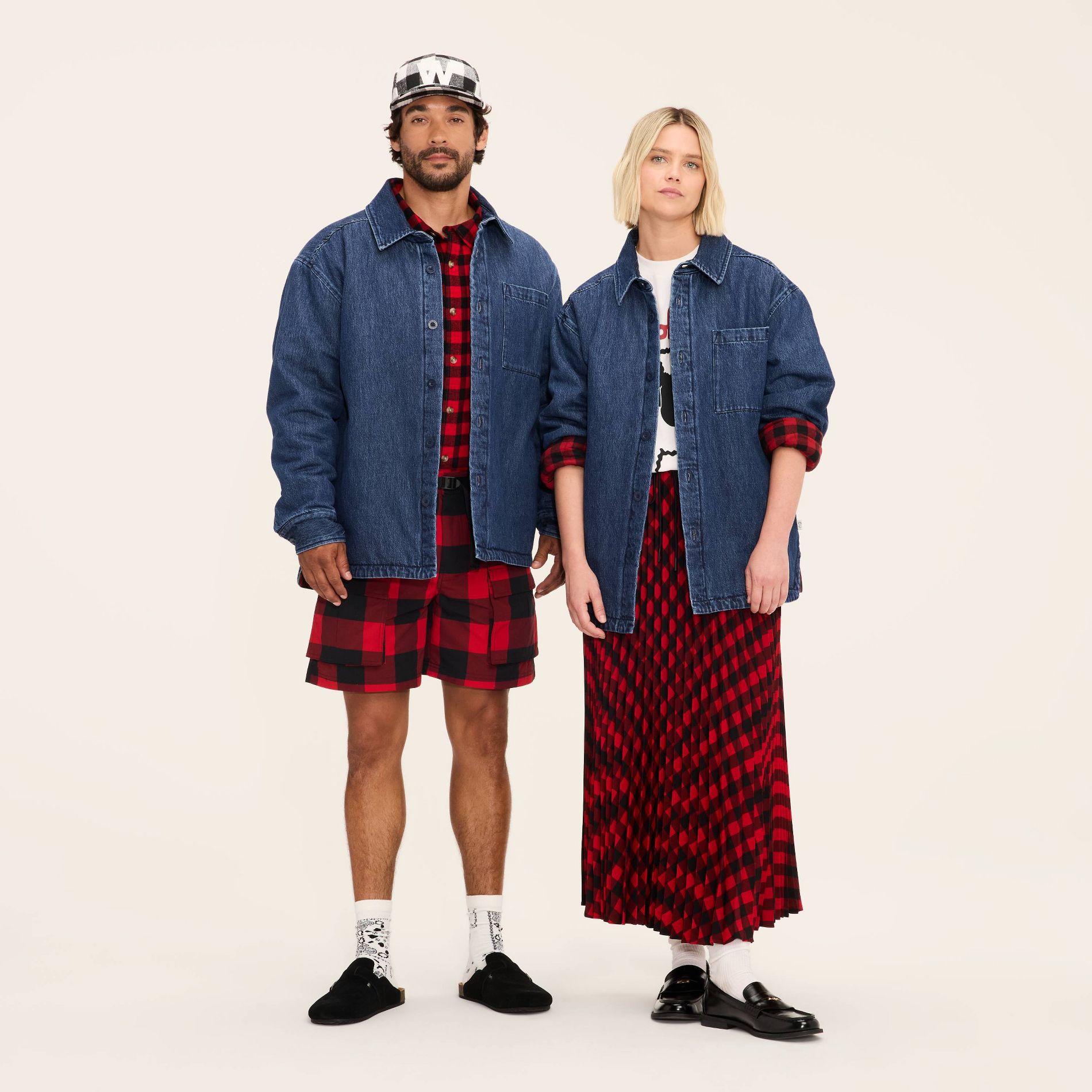 Adult Denim Shacket - Woolrich x Target Dark Wash Denim