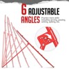 Volleyball Rebounder 4x7FT, 6-Angle Adjustable Bounce Back Net for Spiking, Setting & Bumping - 4 of 4