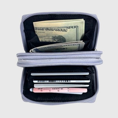 Alpine Swiss Womens Accordion Organizer Wallet Leather Credit Card Case ID