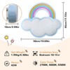 Artloge Kids Room Cloud & Rainbow Flush Mount Ceiling Lights Acrylic Shade Ceiling Lamp - 2 of 4