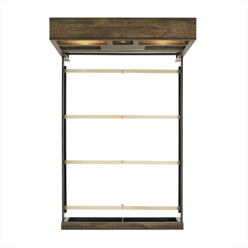 Beckett Bookcase Panel Bed with Bluetooth Walnut - Picket House Furnishings, 6 of 15