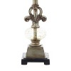 Polystone Buffet Lamp with Tapered Shade Gold - Olivia & May: No Assembly, Indoor Use, Linen Shade, Metal Body, 60" Cord - 4 of 4