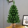 Costway 2/3Ft Season Decoration PVC Artificial Small Christmas Tree - 2 of 4