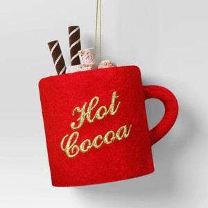 Christmas Hot Cocoa Cup Ornament - Wondershop™ - 1 of 3
