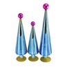 Cody Foster 19.0 Inch Carnival Trees Blue/Pink Christmas Decorative Tree Set , Christmas Decor Spring Easter Christmas (3PC) - 4 of 4