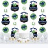 Big Dot of Happiness Kentucky Horse Derby - Horse Race Party DIY Dangler Backdrop - Hanging Vertical Decorations - 30 Pieces - 2 of 4