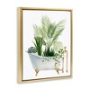Stupell Industries Various Plants Greenery Vintage Tub Floating Frame Canvas Art, Gold, 17" x 21" - 2 of 4