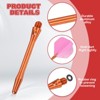 Unique Bargains 2BA Thread Aluminum Dart Shafts with Rubber Rings for Steel Tip 4 Pcs - 3 of 4