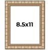 PosterPalooza | 8.5x11 Modern Bamboo Picture Frame, UV Acrylic, 5 Finishes - 2 of 4