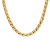 Steeltime Men's stainless steel fancy link necklace. Color Options: Silver, Gold, Oxidized - 2 of 4